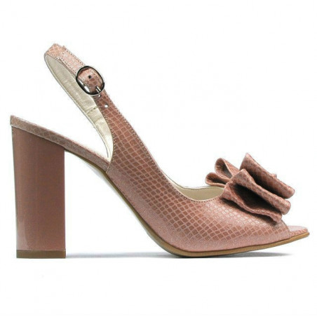 Sandales femme 1256 python nude