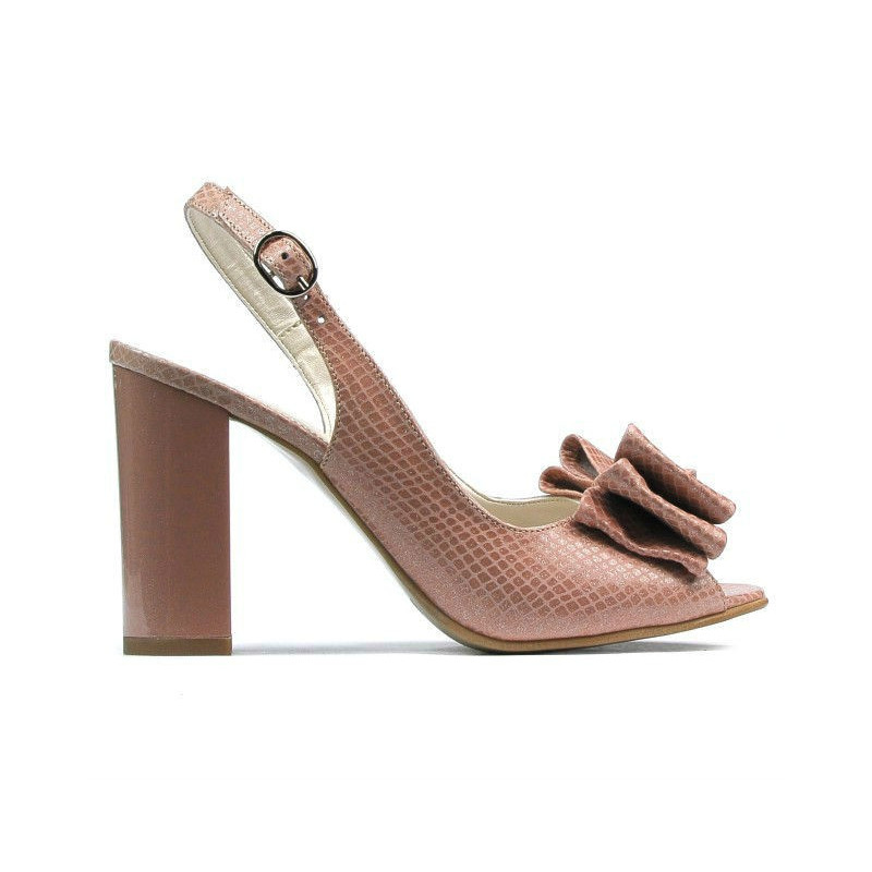 Sandales femme 1256 python nude