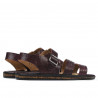 Sandales hommes 315 croco bordeaux