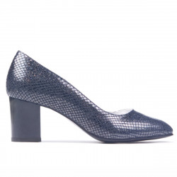 Chaussures élégantes femme 1268 python indigo