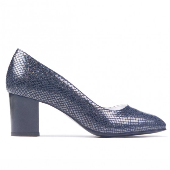 Chaussures élégantes femme 1268 python indigo