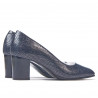 Chaussures élégantes femme 1268 python indigo