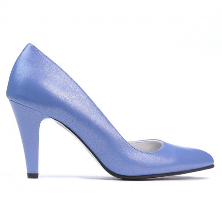 Chaussures élégantes femme 1234 bleu nacré