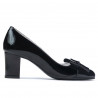 Chaussures élégantes femme 1265-1 verni noir