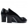 Chaussures élégantes femme 1265-1 verni noir