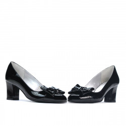 Chaussures élégantes femme 1265-1 verni noir