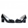 Chaussures élégantes femme 1265-1 verni noir