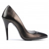 Chaussures élégantes femme 1241 marron nacré