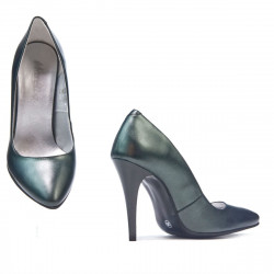 Escarpins élégants femme 1241 vert nacré