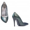 Escarpins élégants femme 1241 vert nacré