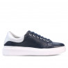 Baskets femme 6008 indigo+blanc