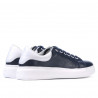 Baskets femme 6008 indigo+blanc