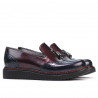 Chaussures casual femme 659 vernis indigo+bordeaux