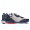 Baskets adolescents 374 indigo combiné