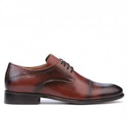 Chaussures élégantes pour hommes (grandes tailles) 822m a cognac