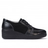 Chaussures décontractées femme 6006 noir combiné