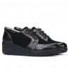 Chaussures décontractées femme 6006 noir combiné