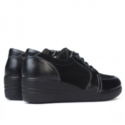 Chaussures décontractées femme 6006 noir combiné