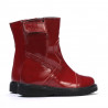 Bottes enfants petits 101c verni bordeaux