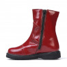 Bottes enfants petits 101c verni bordeaux