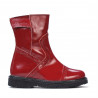 Bottes enfants petits 101c verni bordeaux