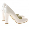 Chaussures élégantes femme 1214 vernis ivoire