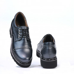 Chaussures décontractées femme 6009 anthracite nacré
