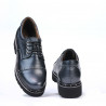 Chaussures décontractées femme 6009 anthracite nacré