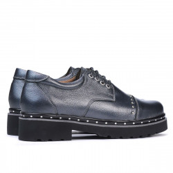 Chaussures décontractées femme 6009 anthracite nacré