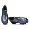 Chaussures décontractées femme 6009 anthracite nacré