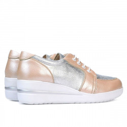 Chaussures casual femme 6006 poudre combiné