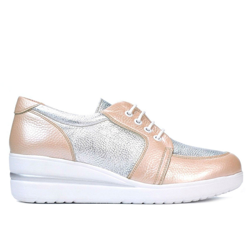 Chaussures casual femme 6006 poudre combiné