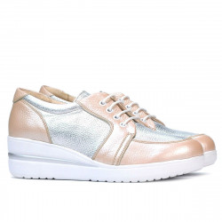 Chaussures casual femme 6006 poudre combiné
