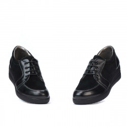 Chaussures décontractées femme 6006 noir combiné