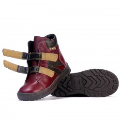 Bottes enfant 3015 bordeaux combiné