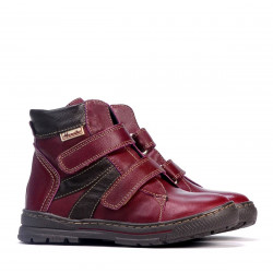 Bottes enfant 3015 bordeaux combiné