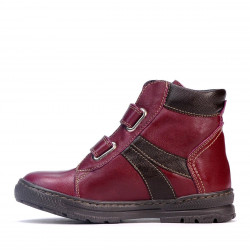 Bottes enfant 3015 bordeaux combiné