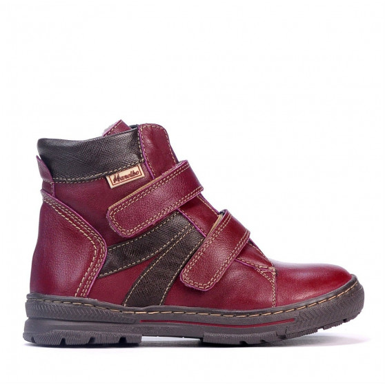 Bottes enfant 3015 bordeaux combiné Bottes enfant 3015 bordeaux combiné