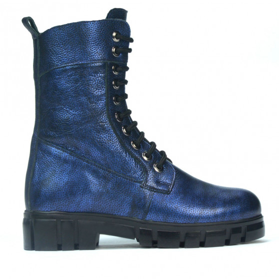 Bottes femme 3337 indigo nacré Bottes femme 3337 indigo nacré