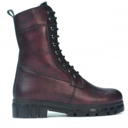 Bottes femme 3337 bordeaux nacré