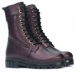 Bottes femme 3337 bordeaux nacré