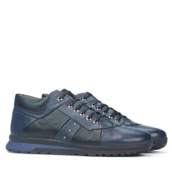 Chaussures décontractées homme 4110 indigo+noir