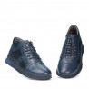 Chaussures décontractées homme 4110 indigo+noir