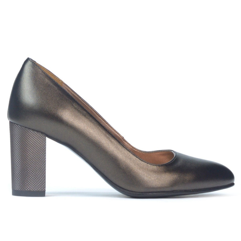 Chaussures élégantes femme 1273 marron nacré