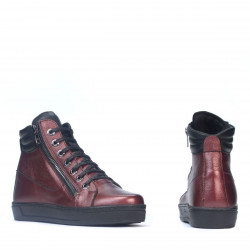 Bottes 3339 bordeaux nacré