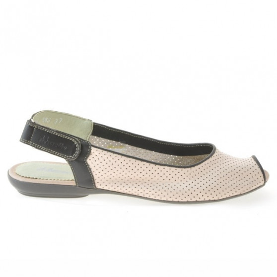 Sandales femme 583 rose+brun Sandales femme 583 rose+brun