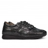 Baskets/chaussures décontractées femme 6005 noir combiné
