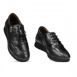 Baskets/chaussures décontractées femme 6005 noir combiné
