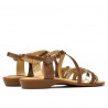 Sandales femme 5058 marron combiné