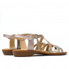 Sandales femme 5058 rose poudré combiné